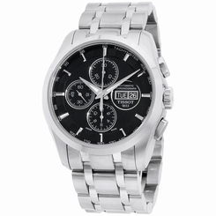 Tissot Couturier Chronograph Black Dial Automatic Men's Watch T0356141105101