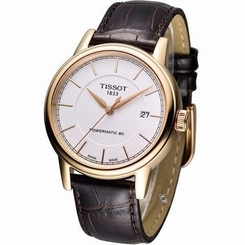 Tissot T0854073601100 T-Classic Carson Men's Powermatic 80 Watch New in Box