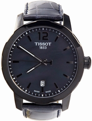 Tissot Quickster Blue Mother of Pearl Dial SS Quartz Ladies Watch T0954103612700