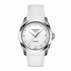 Tissot T035.207.16.011.00 Womens White Dial Analog Automatic Watch
