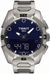 NEW TISSOT T-TOUCH EXPERT SOLAR BLUE DIAL T0914204404100 T091.420.44.041.00