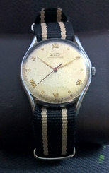 TISSOT 40th MILITARY WWII cal.27-2 ANTIMAGNETIC VINTAGE RARE WATCH.