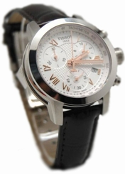 Tissot T0552171603302 PRC 200 Chronograph Women's Silver Dial Watch New in Box