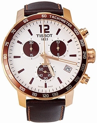 Fake AAA Tissot Quickster Chronograph Silver Dial Mens Sports Watch T095.417.36.037.01 Watch