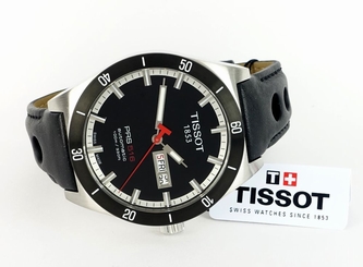 Tissot T0444302605100 Day Date PRS 516 Automatic Men's Black Dial Watch - NEW