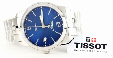 Tissot Blue T0494101104701 Dial Quartz PR 100 Men's Watch - NEW