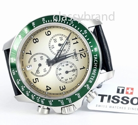 Tissot T1064171603200 V8 Men's Watch Beige Dial, Quartz Chronograph - NEW