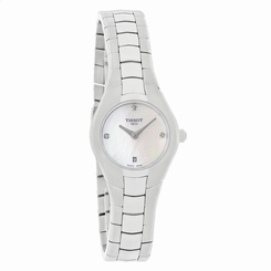 Tissot T-Round Diamond Ladies MOP Swiss Quartz Watch T096.009.11.116.00
