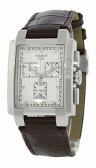 Tissot T Trend TXT Chronograph Black Leather Men Watch T0617171603100 New in Box