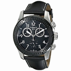 Tissot Men's T0394172605700 V8 Analog Display Swiss Quartz Black Watch 758499244794