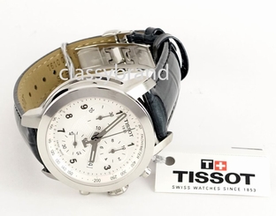 Tissot T0552171603202 PRC 200 Women's Watch, Silver Dial Leather Strap