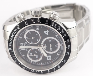 Tissot T0394171105702 V8 Quartz Chrono Men's Watch, Stainless Steel Bracelet 394171105702