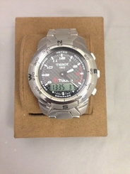 TISSOT 1853 T Touch Polished Titanium Smart Watch