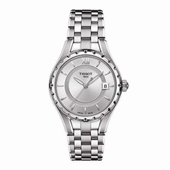 Tissot T-Lady Silver Dial Stainless Steel Ladies Watch T0722101103800 7611608264065