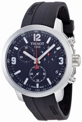 Tissot T Sport Chronograph 41MM Black Rubber Men Watch T0554171705700 New in Box