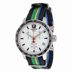 Tissot T0954171703702 Mens White Dial Analog Quartz Watch