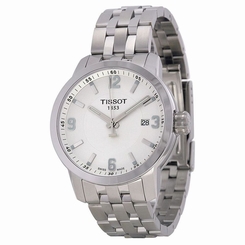 Tissot T0554101101700 Mens White Dial Analog Quartz Watch