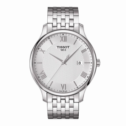 Tissot T0636101103800 Tradition Stainless Steel Analog Men's Roman Index Watch