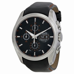 Tissot T0356141605101 Mens Black Dial Analog Automatic Watch with Leather Strap