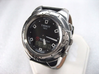 TISSOT T-TOUCH Z252/352 MEN'S WATCH S/S CASE ANA-DIGITAL CHRONOGRAPH SMART WATCH