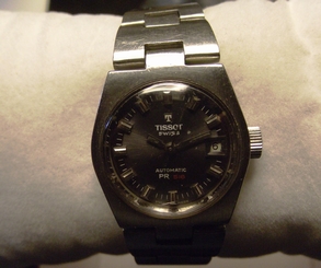 TISSOT PR 516 LADY DATE AUTOMATIC ALL STAINLESS STEEL SWISS MADE