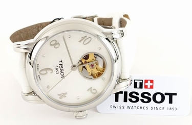 Tissot Women's Automatic T0502071611600 Watch Lady Heart Mother of Pearl - NEW