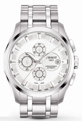 Tissot T0356271103100 Couturier Automatic COSC Men's Chronograph Silver Watch