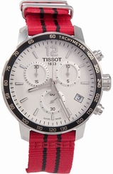 TISSOT QUICKSTER CHICAGO BULLS NBA SILVER DIAL MEN'S WATCH T0954171703704