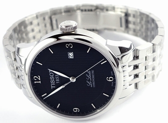 Tissot T0064081105700 Le Locle Automatic COSC Mens Black Dial Bracelet Watch