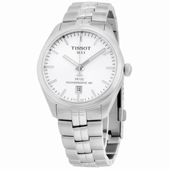 Tissot PR 100 Silver Dial Stainless Steel Automatic Ladies Watch T1014071103100