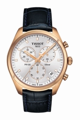 Tissot T1014173603100 T-Classic PR 100 Chronograph Gold Tone Analog Men's Watch