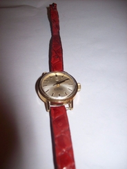  VINTAGE TISSOT LADIES "SEASTAR" AUTOMATIC WRIST WATCH GOLD PLATED CASE WORKING