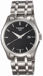 Tissot T0354101105100 Couturier Black Dial Date Men's Stainless Steel Watch New 758499232272