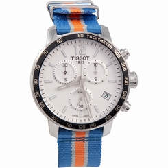 TISSOT QUICKSTER KNICKS NBA SPECIAL EDIT.SILVER DIAL MEN'S WATCH T0954171703706