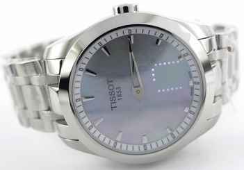 Tissot Womens Watch T0352461111100 Courtier Secret Date Mother of Pearl Dia