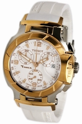 Tissot T-Sport T-Race Chronograph Rose Gold Women Watch T048217270170 New in Box 7611608253793