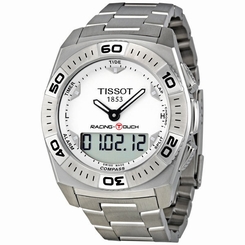 TISSOT RACING-TOUCH CHRONOGRAPH DATE ST.STEEL MEN'S WATCH T002.520.11.031.00 NEW