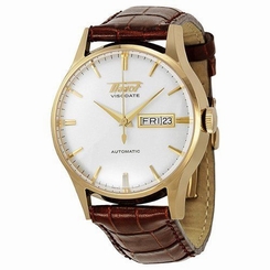 Tissot Men's TIST0194303603101 Visodate Gold-Tone Stainless Steel Watch