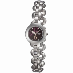 Tissot Women's Grain De Folie Stainless Steel Swiss watch T01118562 T01.1.185.62