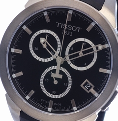NEW MEN'S TITANIUM TISSOT CHRONOGRAPH SAPPHIRE SPORTS WATCH T069.417.47.051.00
