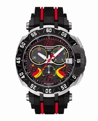 Tissot T-Race Stefan Bradl 2016 T092.417.27.057.02 Black/Black with Red Stripes