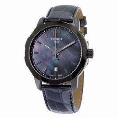 Tissot T0954103612700 Unisex Black Mop Dial Analog Quartz Watch