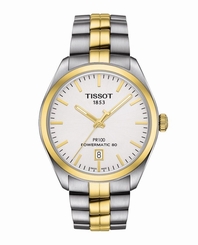 Tissot PR 100 Automatic Gent T101.407.22.031.00 Silver/Two-Tone (Silver / Gold)