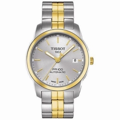 Tissot PR100 Two-Tone Automatic Mens Watch T0494072203100