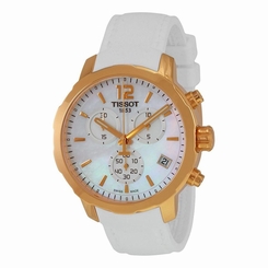 Tissot T0954173711700 Mens Mop Dial Analog Quartz Watch with Silicone Strap