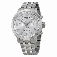 Tissot T0554171103700 Mens Silver Dial Analog Quartz Watch 758499240918