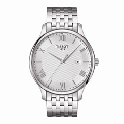 Tissot T0636101103800 Tradition Stainless Steel Analog Men's Roman Index Watch