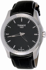 Tissot Men's T0354461605100 Couturier Analog Display Swiss Quartz Black Watch