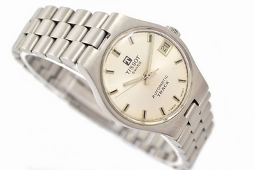 Vintage Tissot Automatic Track Stainless Steel Midsize Ladies Watch 1176