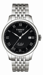 Tissot Men's T41148353 Le Locle Black Dial Watch New